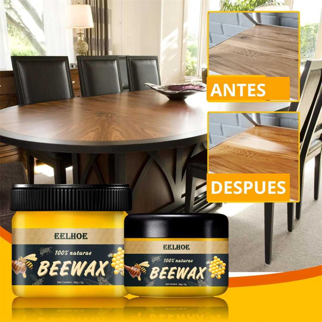 LUSTRE™-CERA RESTAURADOR DE MADERA BEEWAX 100ML